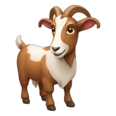 goat with sausage sticker