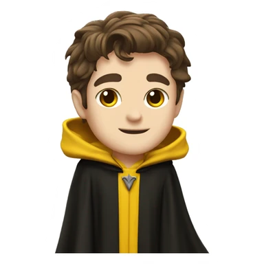 Cedric Diggory from Harry Potter in his Hufflepuff robe sticker