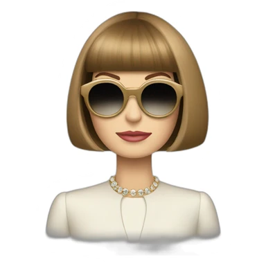 Anna wintour shot sticker