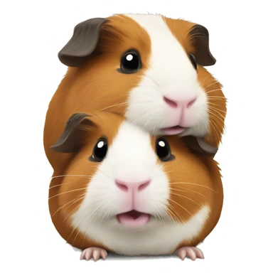 Two guinea pigs  sticker