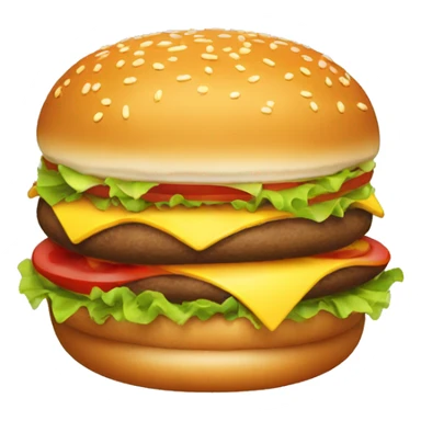 cute hambuger sticker