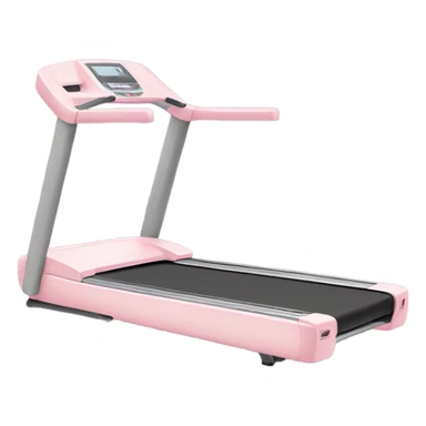 Pastel pink treadmill sticker