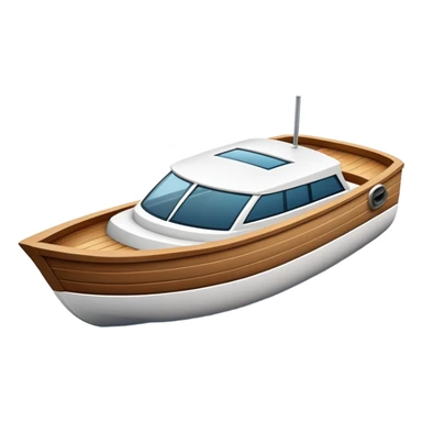 white boat sticker