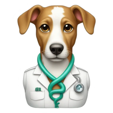 Veterinary caduceus sticker