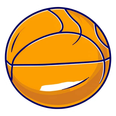 luxurious golden basketball, shiny metallic gold surface with orange seams sticker