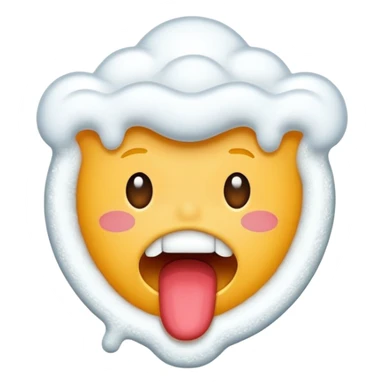 frothing at the mouth sticker