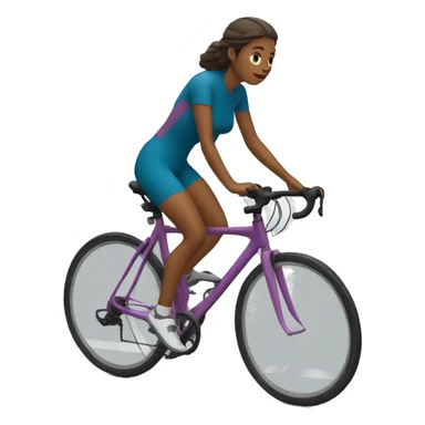 woman Cycling sticker