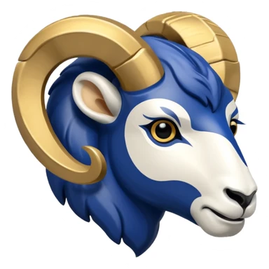 Los Angeles rams nfl logo sticker