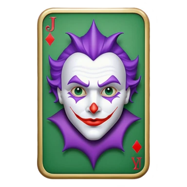 joker's calling card sticker