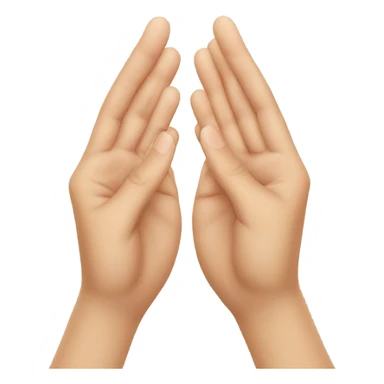 Two hands making a heart sticker