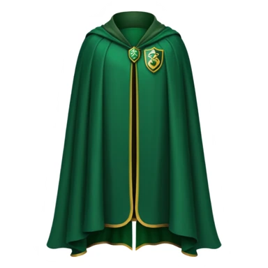 Quidditch cape slytherin sticker