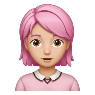 Neopolitan coloured hair sticker