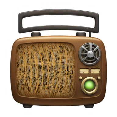 Song playing on radio airwaves sticker