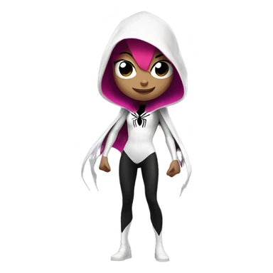 spider gwen hfull body sticker