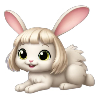 yugy bunny winx fairy sticker