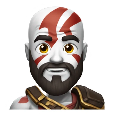 kratos god of war sticker