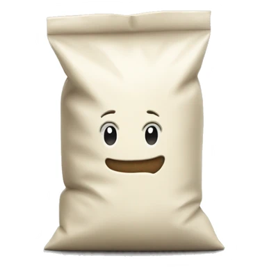 Bag of flour sticker