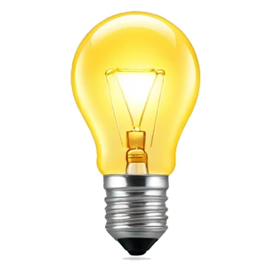 exposed incandescent light bulb on a long and tall light stand sticker