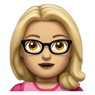 lego head girl sticker