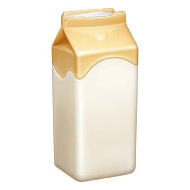 Milk-colored neckline sticker