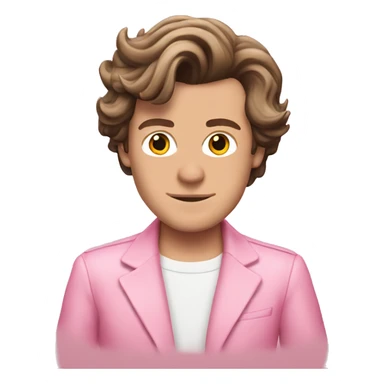 Harry styles in pink outfit sticker