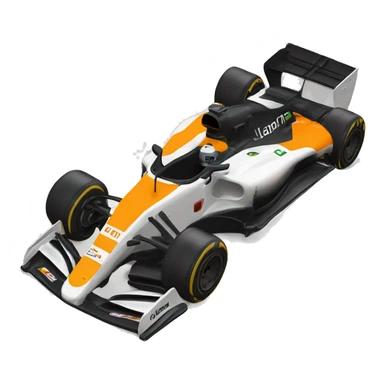 lando norris mclaren f1 2024 car  sticker