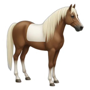 Cheval fou sticker