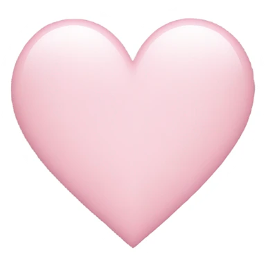 Light pink heart  sticker