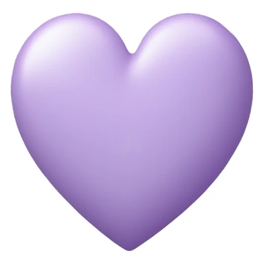 Pastel purple heart sticker