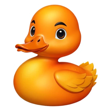 A animated mango duck sticker