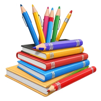 school supplies sticker