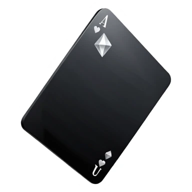 3d diamond shape matte black. diamond shape like on a playing card sticker