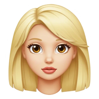 blonde bimbo sticker