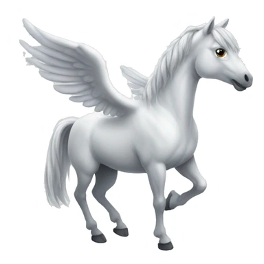 White Pegasus  sticker