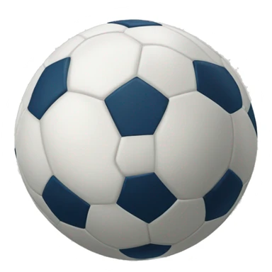 balon de futbol con carcajada de emoji sticker