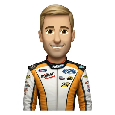 NASCAR racer sticker