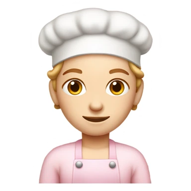 soft pink baker with fair skin  sticker