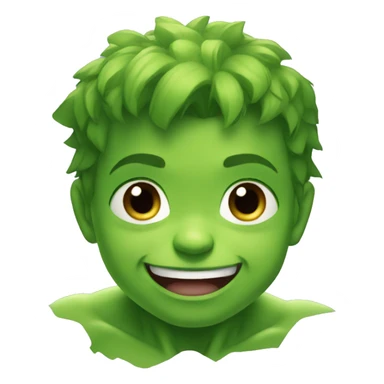 Smiling baby hulk sticker