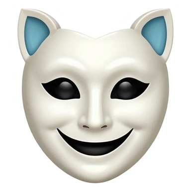 Theater mask sticker
