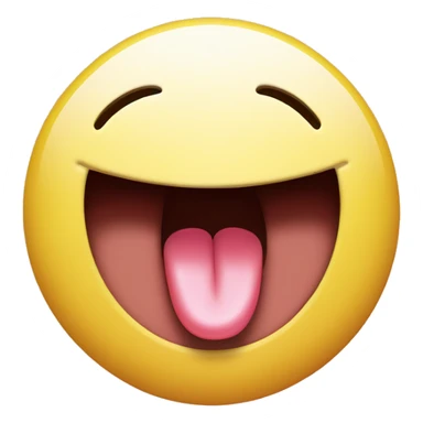 smiley face with tongue sticking out  sticker