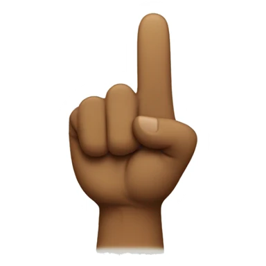 peace sign with the thumb out  sticker