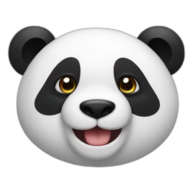 panda happy sticker