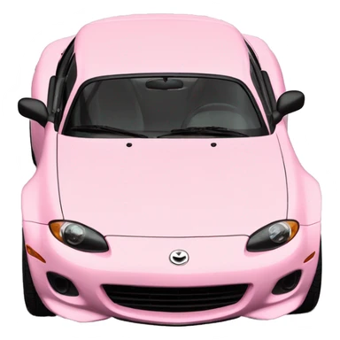 Miata Mazda mx5 baby pink  sticker