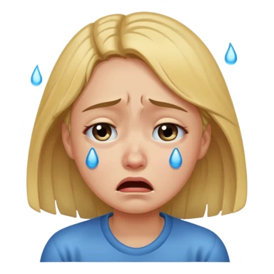 Ağlayan kız sticker