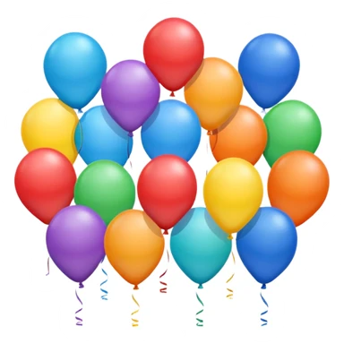 16 birthday balloons  sticker