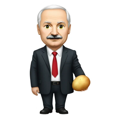 lukashenko with potato sticker