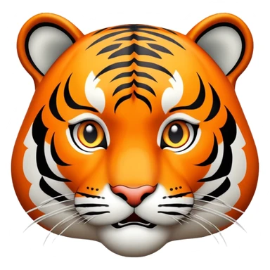 tiger face with LOL speech bubble for Twitch emote sticker