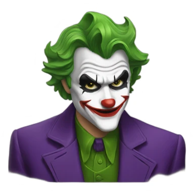 Joker robando sticker