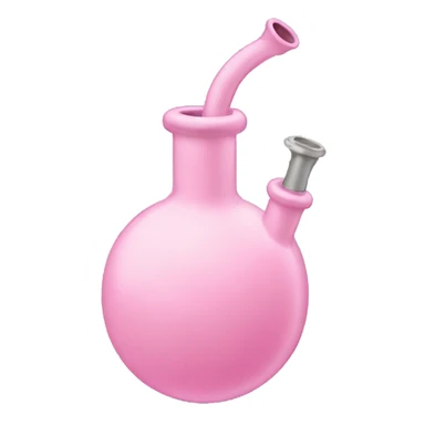 Pastel pink bong sticker