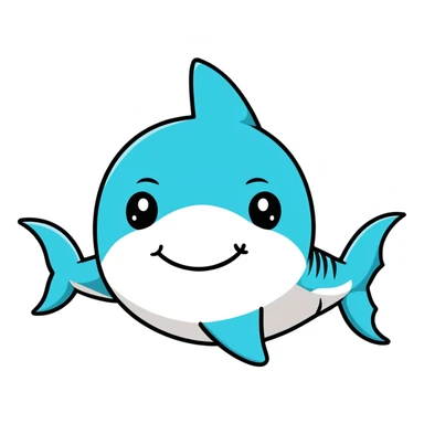 Shark that loves Nemo sticker